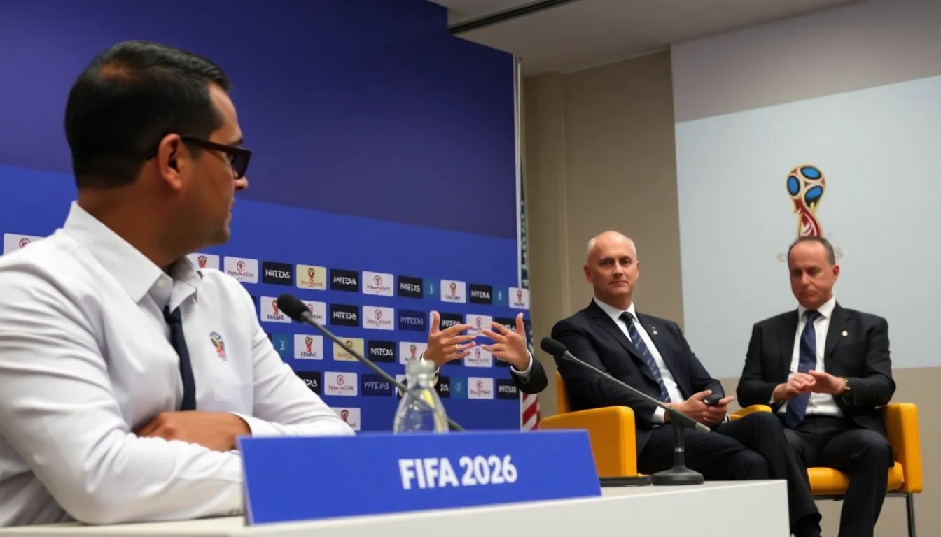 FIFAが2026年のワールドカップに向けて一部の出場チームのファン向けにチケット価格を引き下げることを発表し、サポーターたちが喜びの声を上げている様子。