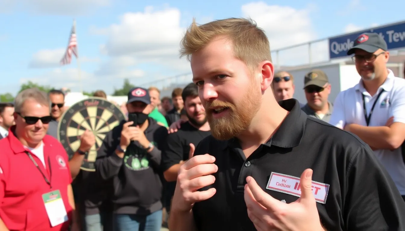 Luke Humphries is recognized for his precise throwing technique and strategic gameplay, positioning him as a formidable contender in the darts circuit