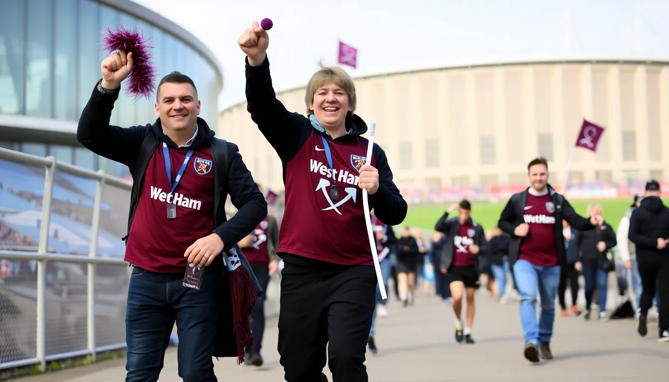 Local businesses prepare for the influx of fans, with signs and decorations highlighting the significance of the TyneWear derby and its impact on the community