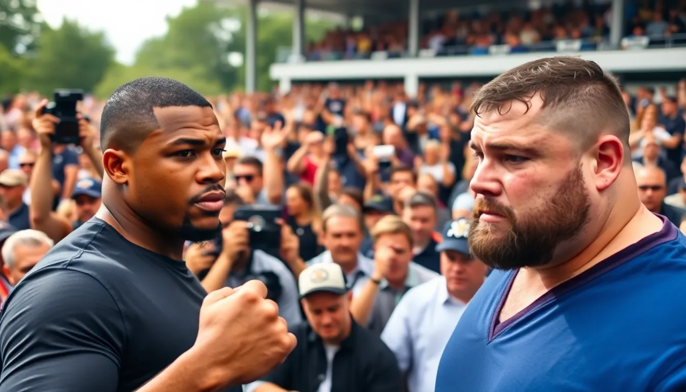 The rivalry between Joshua and Fury is explored, showcasing their contrasting personalities and the historical context of British heavyweight boxing