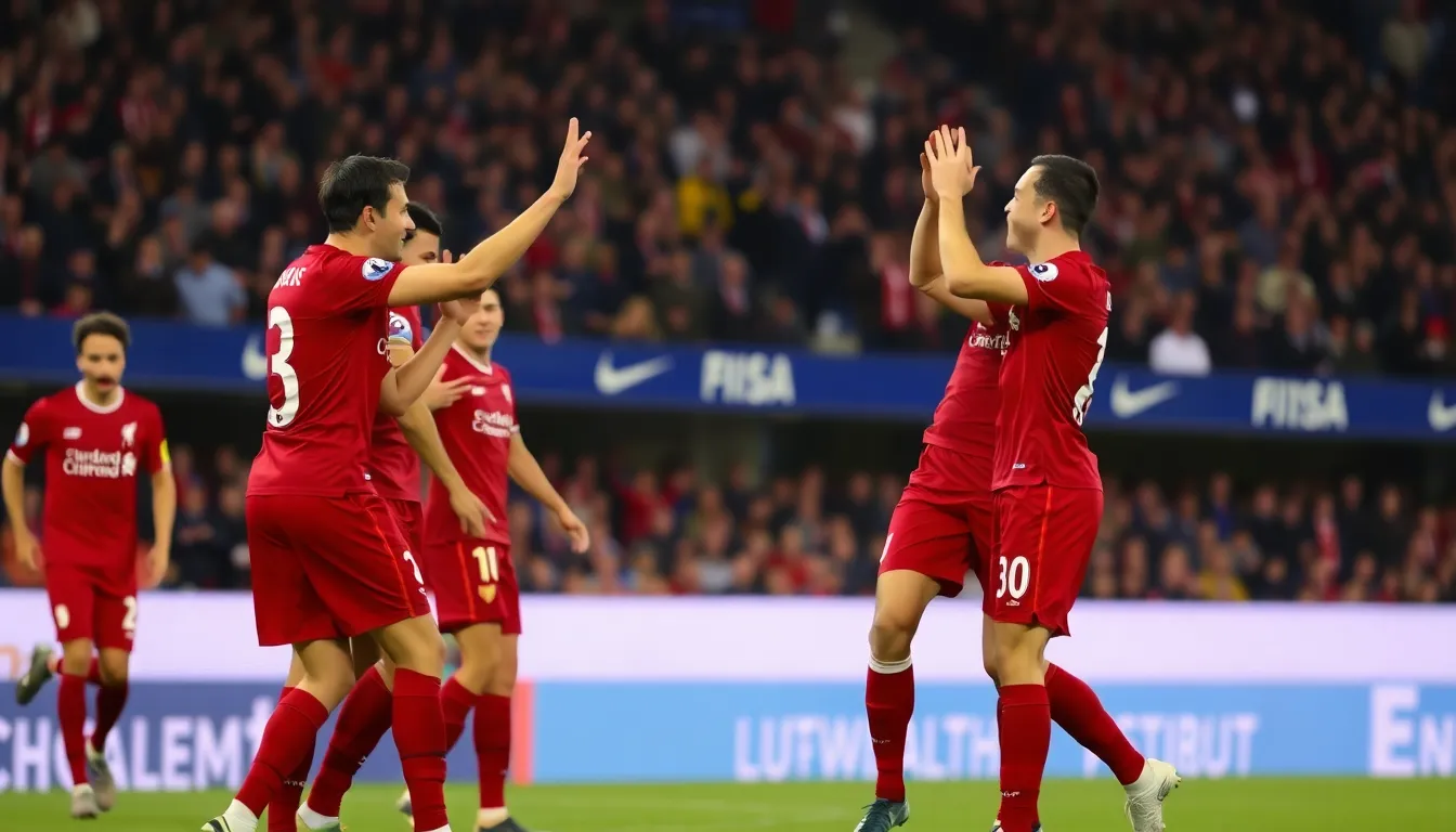 Darwin Núñez scores the opening goal, highlighting his pivotal role in the team's success in the absence of Mohamed Salah