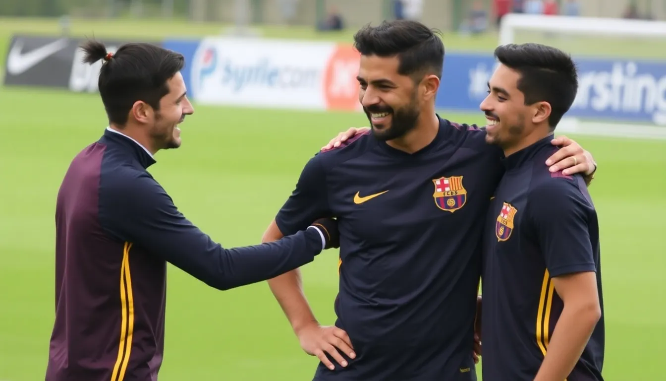 The two players share a warm embrace at a charity event, symbolizing a significant reconciliation just days after their earlier disagreement