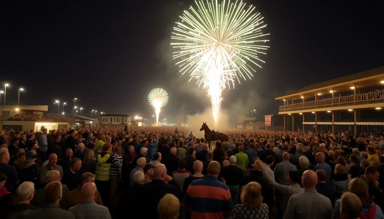 The iconic Ally Pally venue buzzes with excitement, reflecting its rich history and vibrant atmosphere as it hosts another thrilling racing event