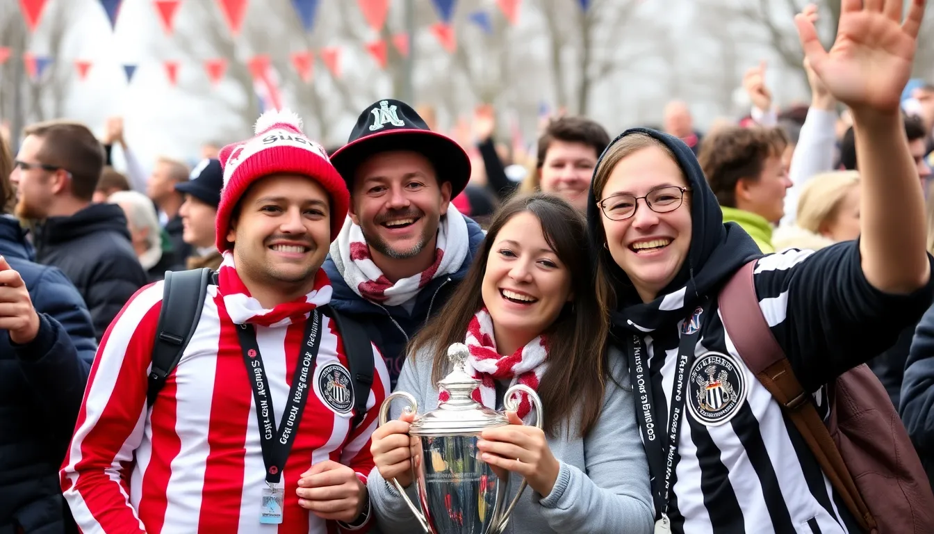 Local businesses bustling with activity as Sunderland fans flock to shops and restaurants, highlighting the economic boost from the recent football celebrations