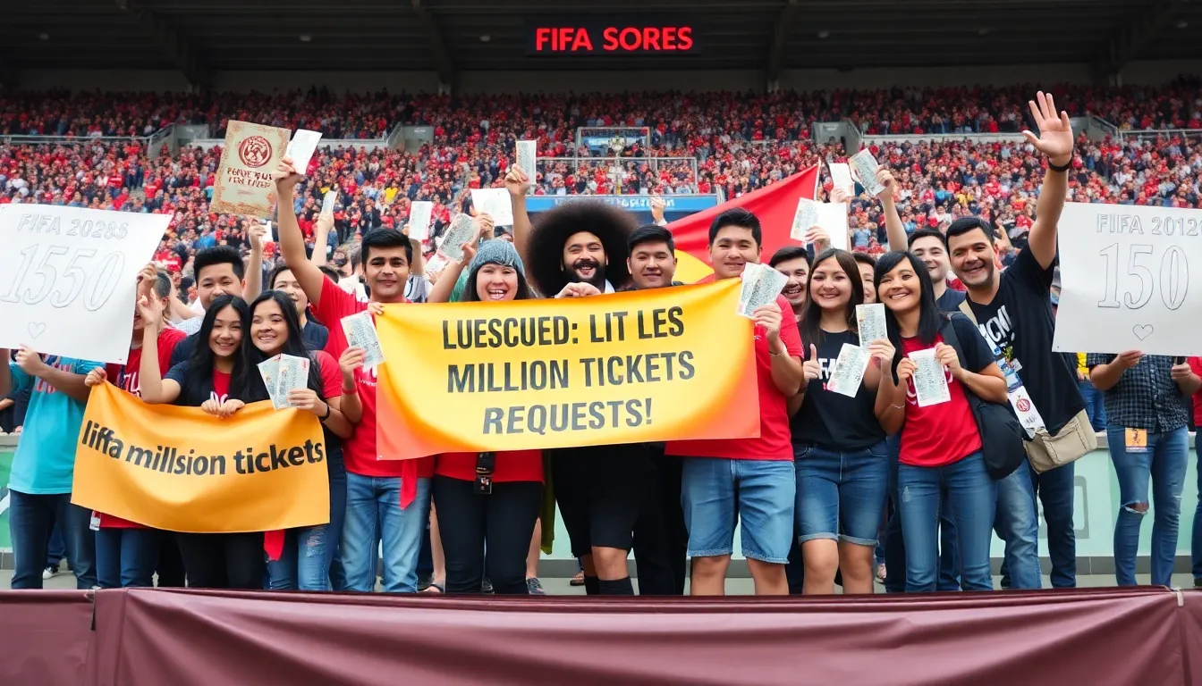 Supporters from the United States, Canada, and Mexico uniting in enthusiasm, showcasing the international collaboration and excitement for their national teams