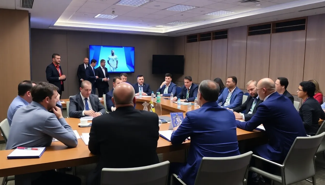 A highprofile midfielder linked with Real Madrid is seen discussing his potential move, reflecting the anticipation surrounding his future in Serie A