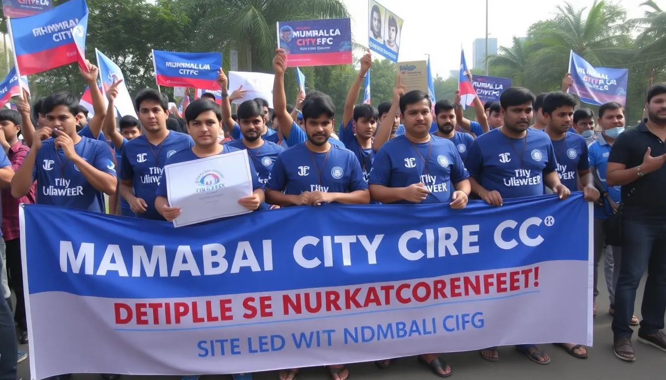 Local businesses bustling with activity on match day, reflecting the vibrant atmosphere surrounding Mumbai City FC before the challenges posed by CFG's departure