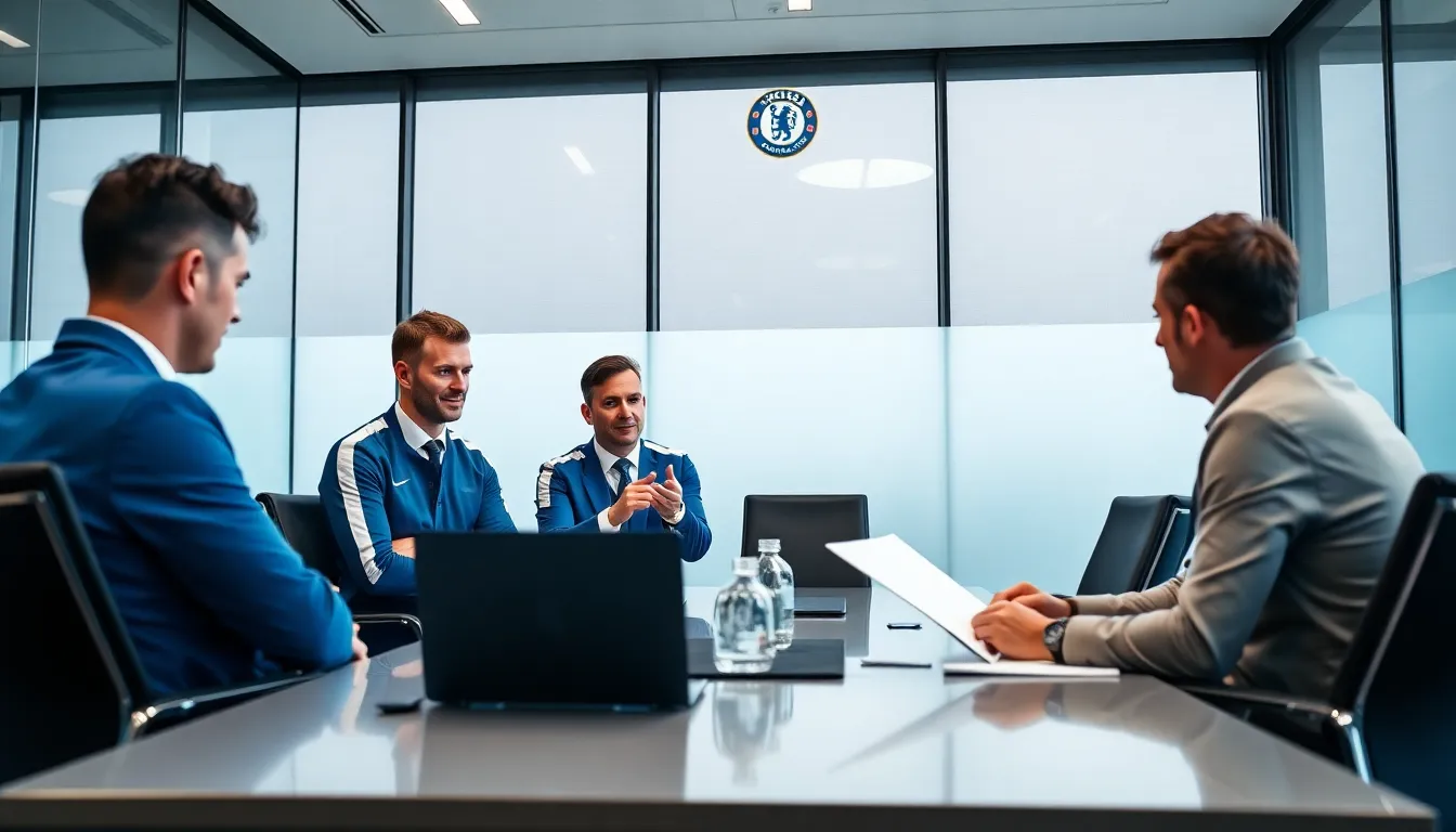 Chelsea's management is engaged in discussions with agents and clubs to secure a toptier defender as they prepare for the upcoming summer transfer window.