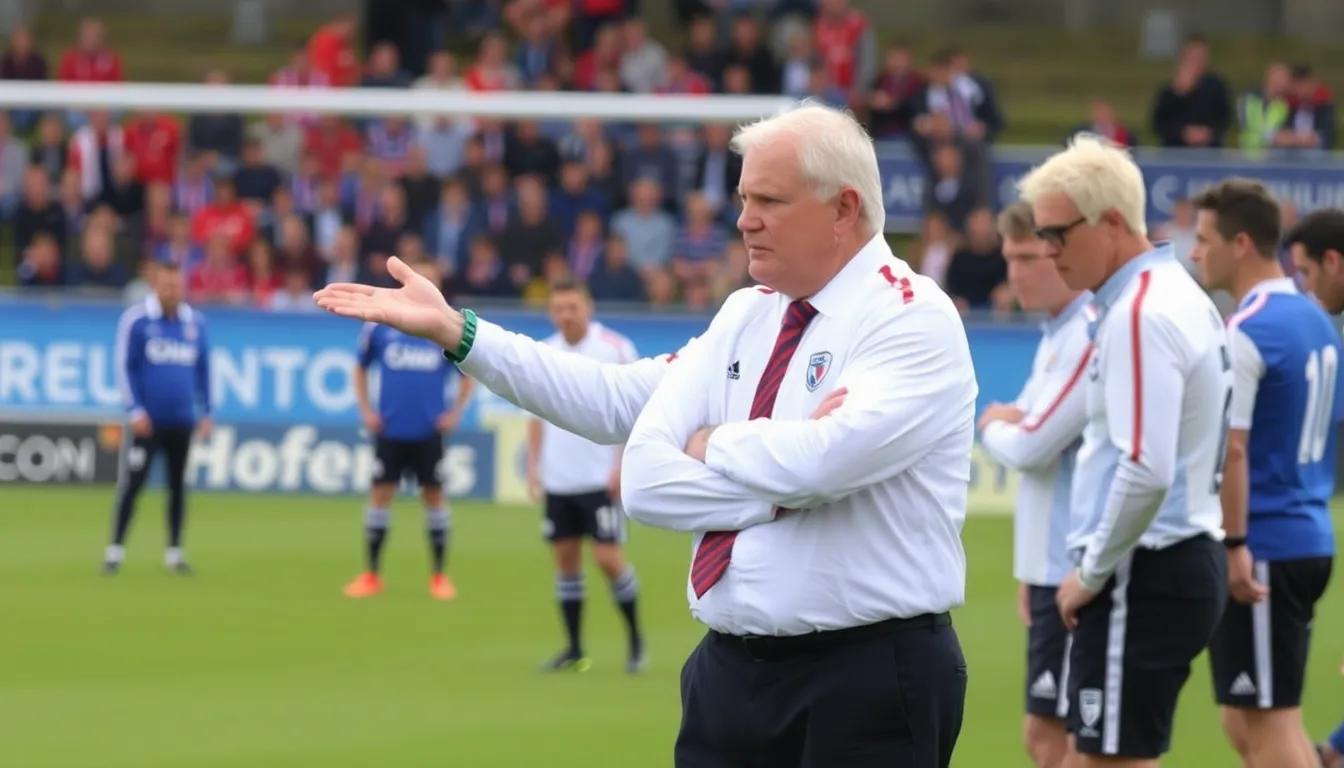 Supporters of Macclesfield expressing their excitement and unity during the pitch invasion following the match