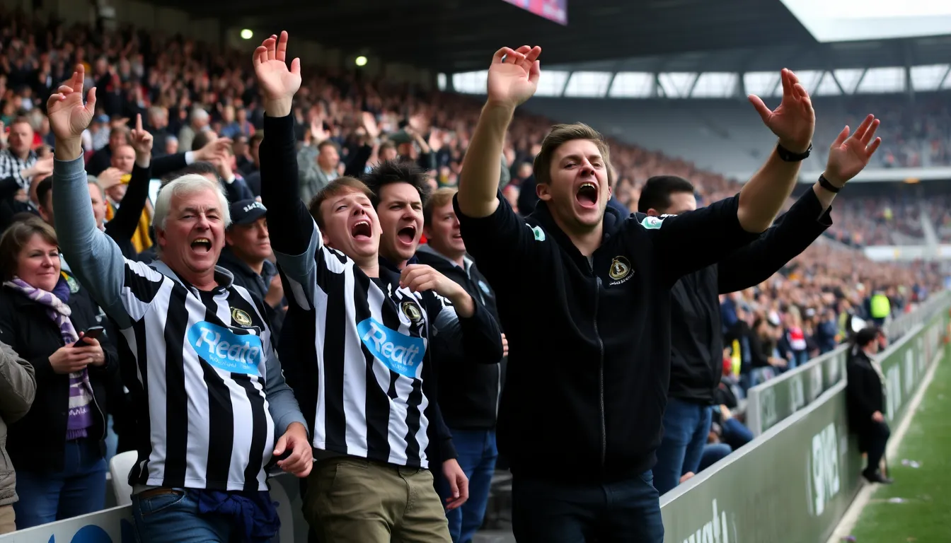 The scoreboard reflects the final score of 43, encapsulating the intensity and drama of the match between Newcastle and Leeds