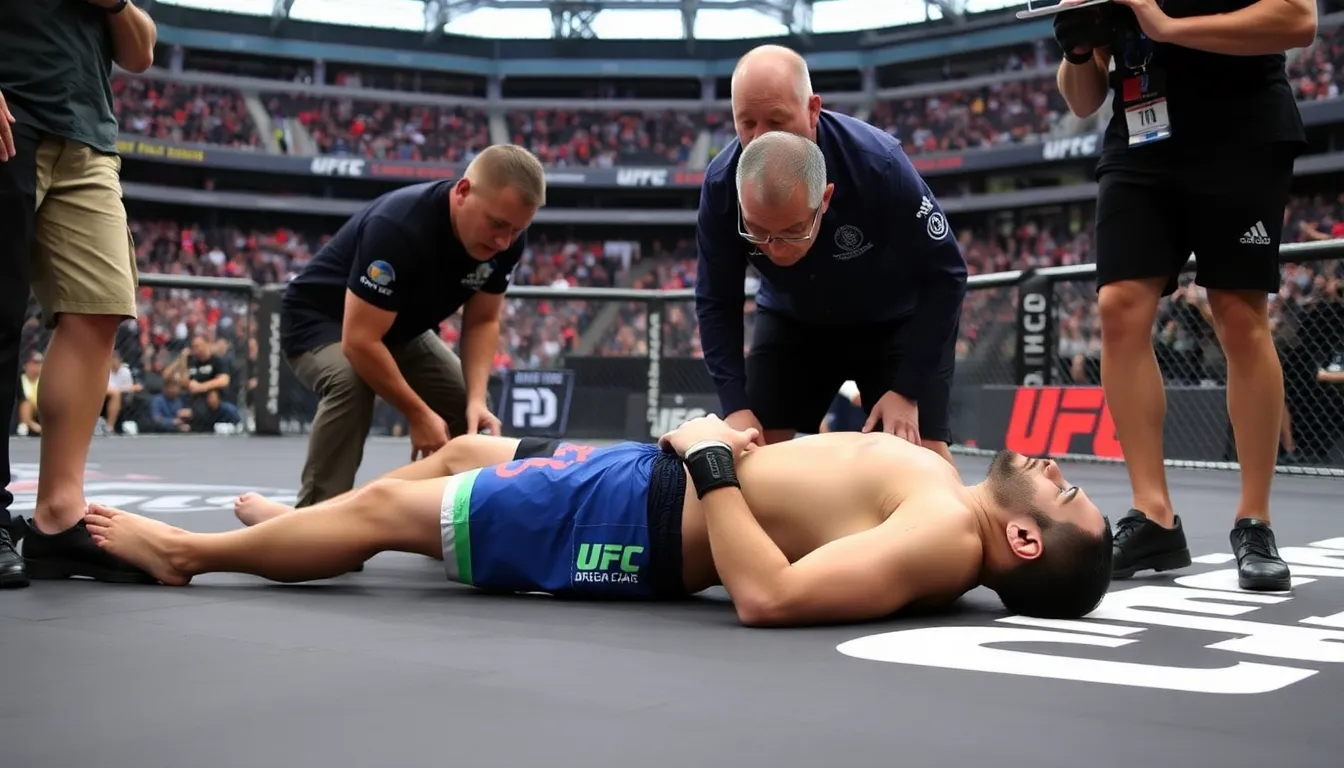 The UFC 324 weighin venue was filled with tension as officials rushed to attend to Smotherman after his sudden loss of consciousness