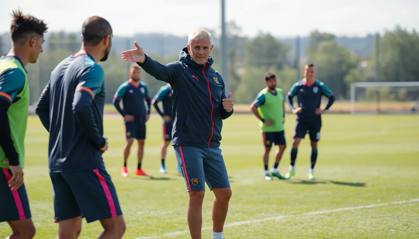 A former player stepping into the role of caretaker manager, demonstrating the blend of experience and fresh perspective needed to navigate team challenges