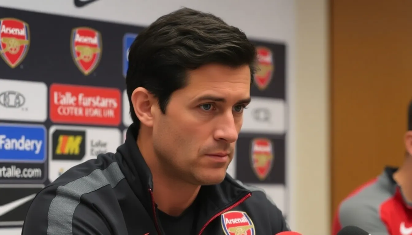 The Emirates Stadium filled with spectators, capturing the vibrant atmosphere as fans rally behind the club amid discussions of performance standards