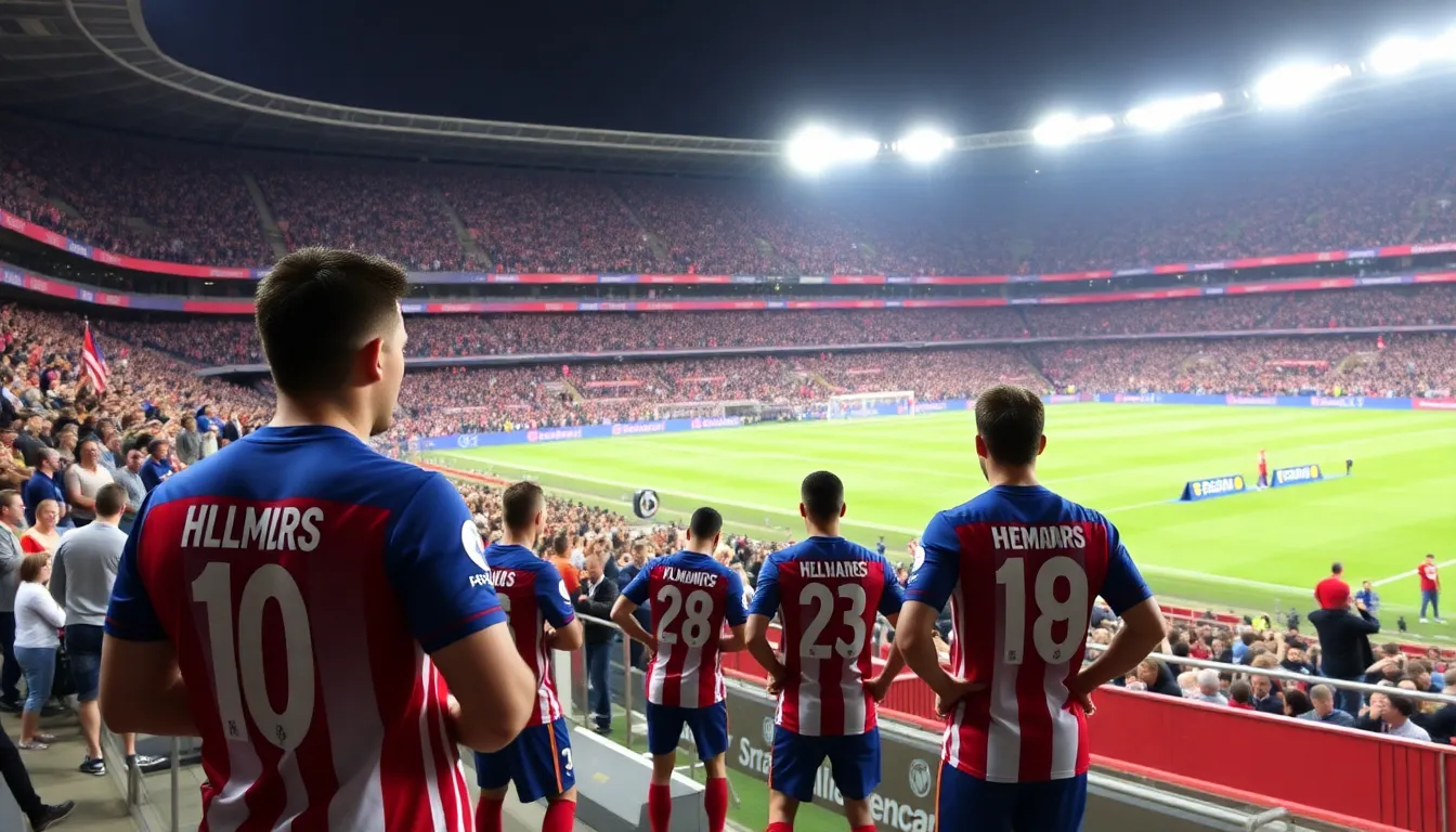 A dramatic moment captured during a previous encounter between Atlético de Madrid and Espanyol, showcasing the intensity of their rivalry