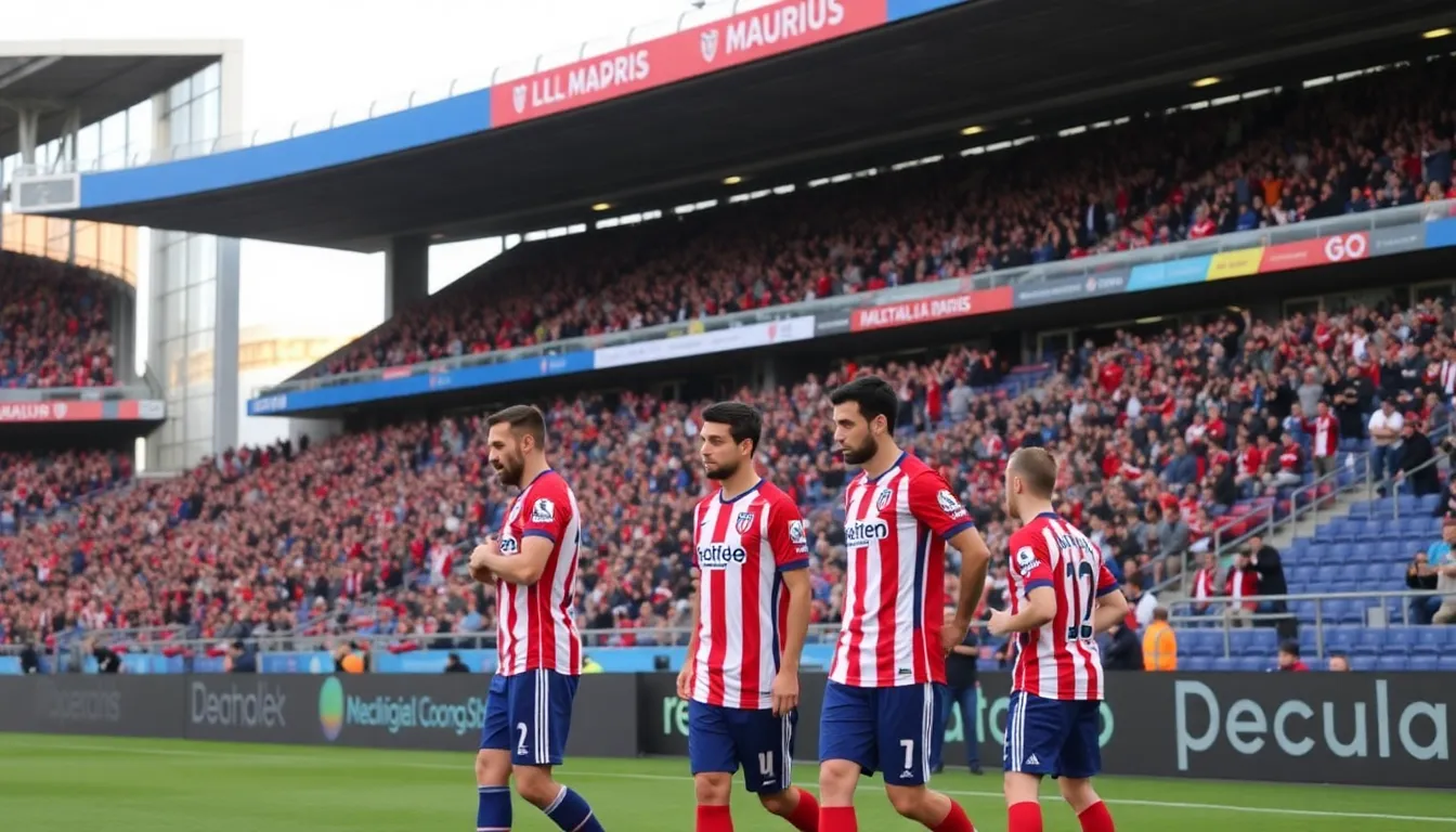 Espanyol players strategizing in the locker room, focused on their game plan to secure vital points in LaLiga