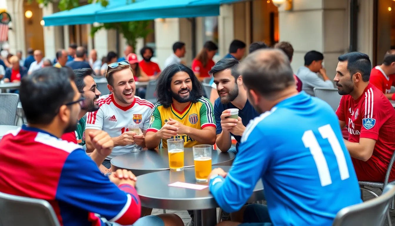 fans cheering passionately in a packed stadium as FC Barcelona and Real Madrid face off in a highly anticipated match, showcasing the intensity of their rivalry.