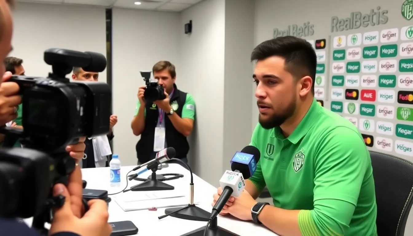 The coaching staff of Real Betis discussing strategies and potential lineups in response to the uncertainty surrounding Valentín Gómez's availability
