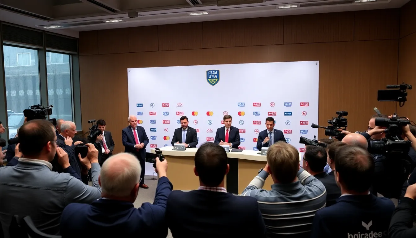 FIFAへの訴訟を準備するための会議を開く中小クラブの代表者たち