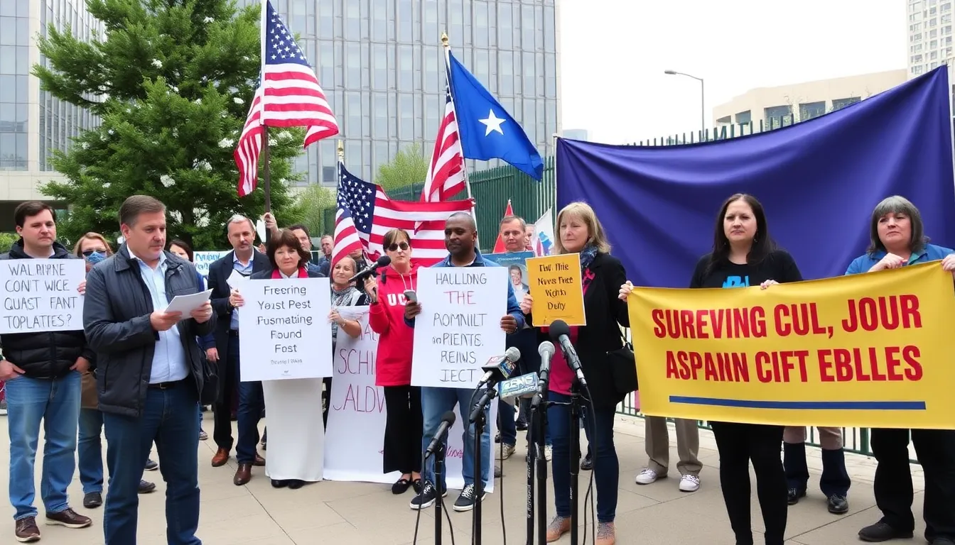 Activists gather to raise awareness about systemic racism and police violence in the United States during the leadup to the World Cup