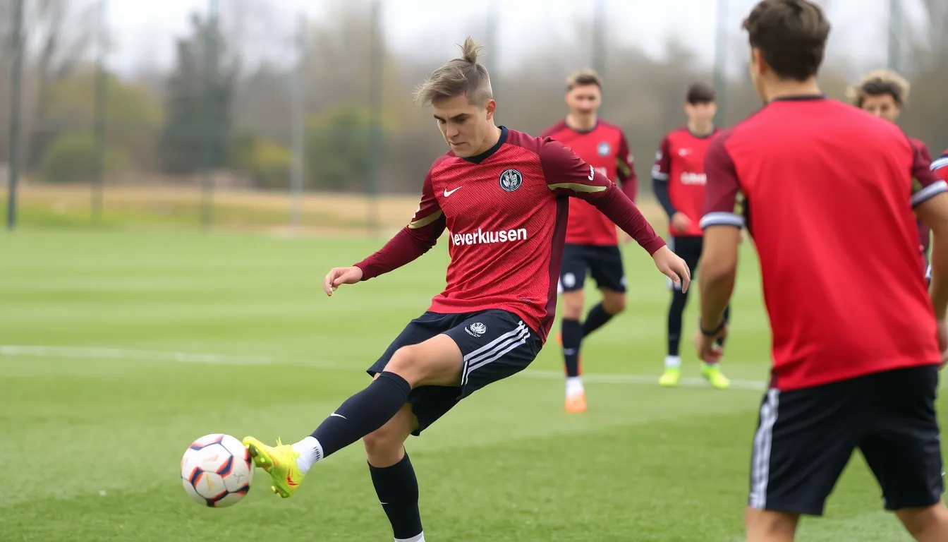 Fans of Bayer Leverkusen eagerly anticipating Borggrafe's debut, highlighting the excitement surrounding his arrival at the club