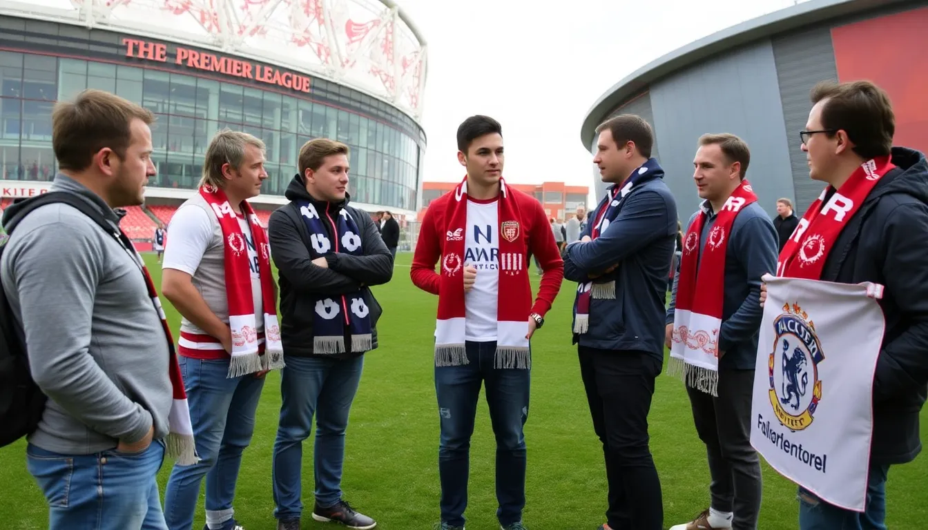 A football club's executive team discussing strategies in a boardroom, reflecting the intense pressure and decisionmaking involved in highvalue player acquisitions