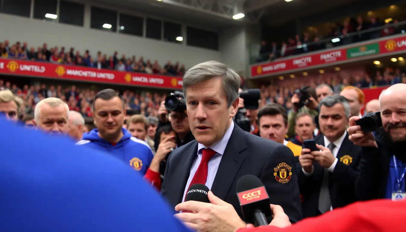 A social media post highlighting the diverse community of Manchester United supporters reacting to Ratcliffe's controversial remarks