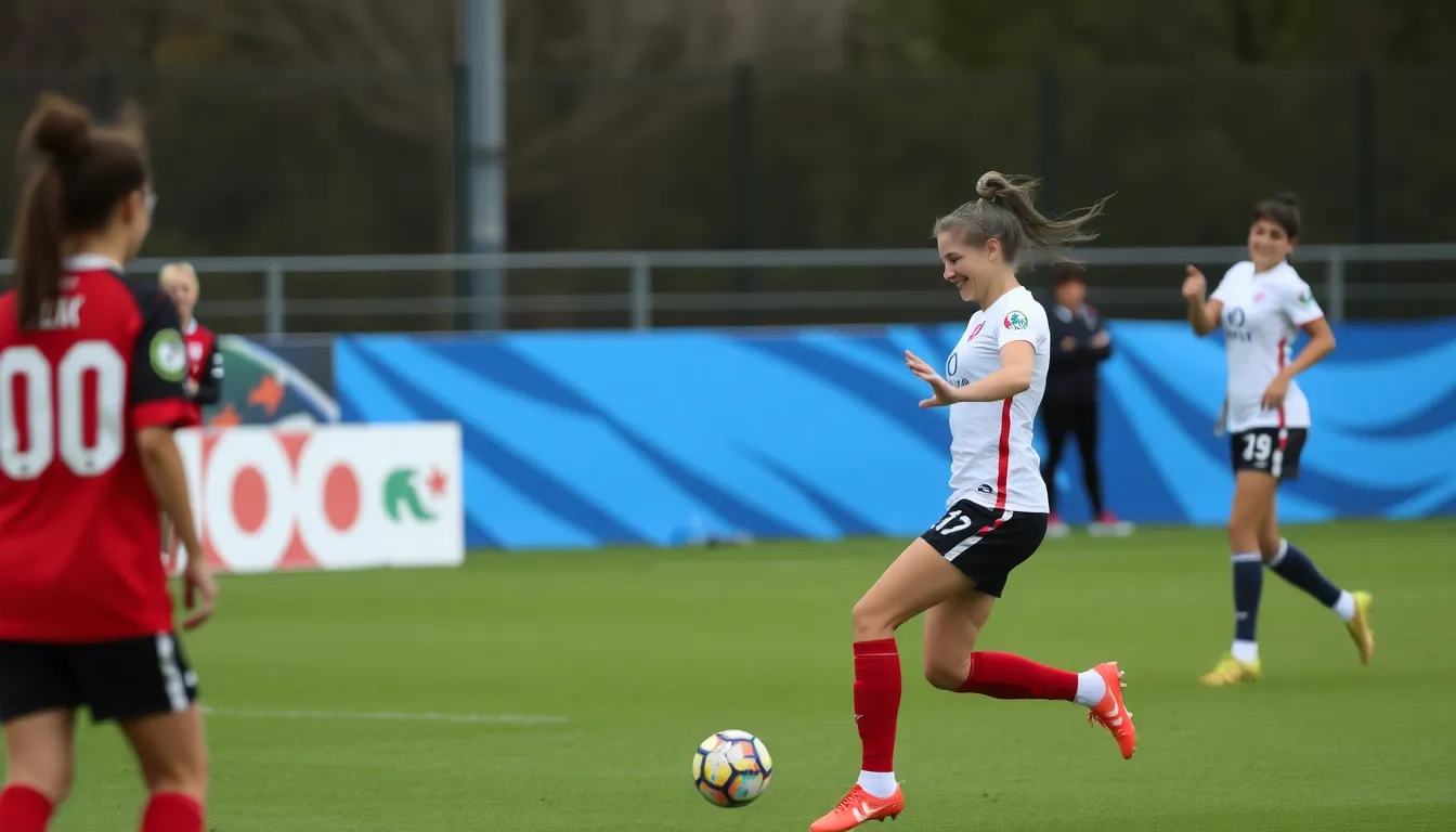 Kerolin, a rising star from Brazil, embodies the spirit of women's empowerment in football with her remarkable goalscoring ability