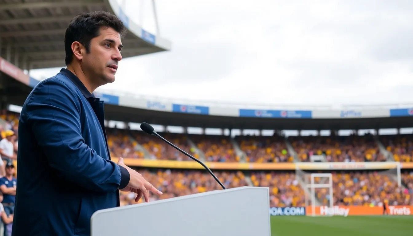 The atmosphere in the stadium is filled with anticipation as supporters eagerly await the impact of Almeyda's new philosophy on upcoming matches