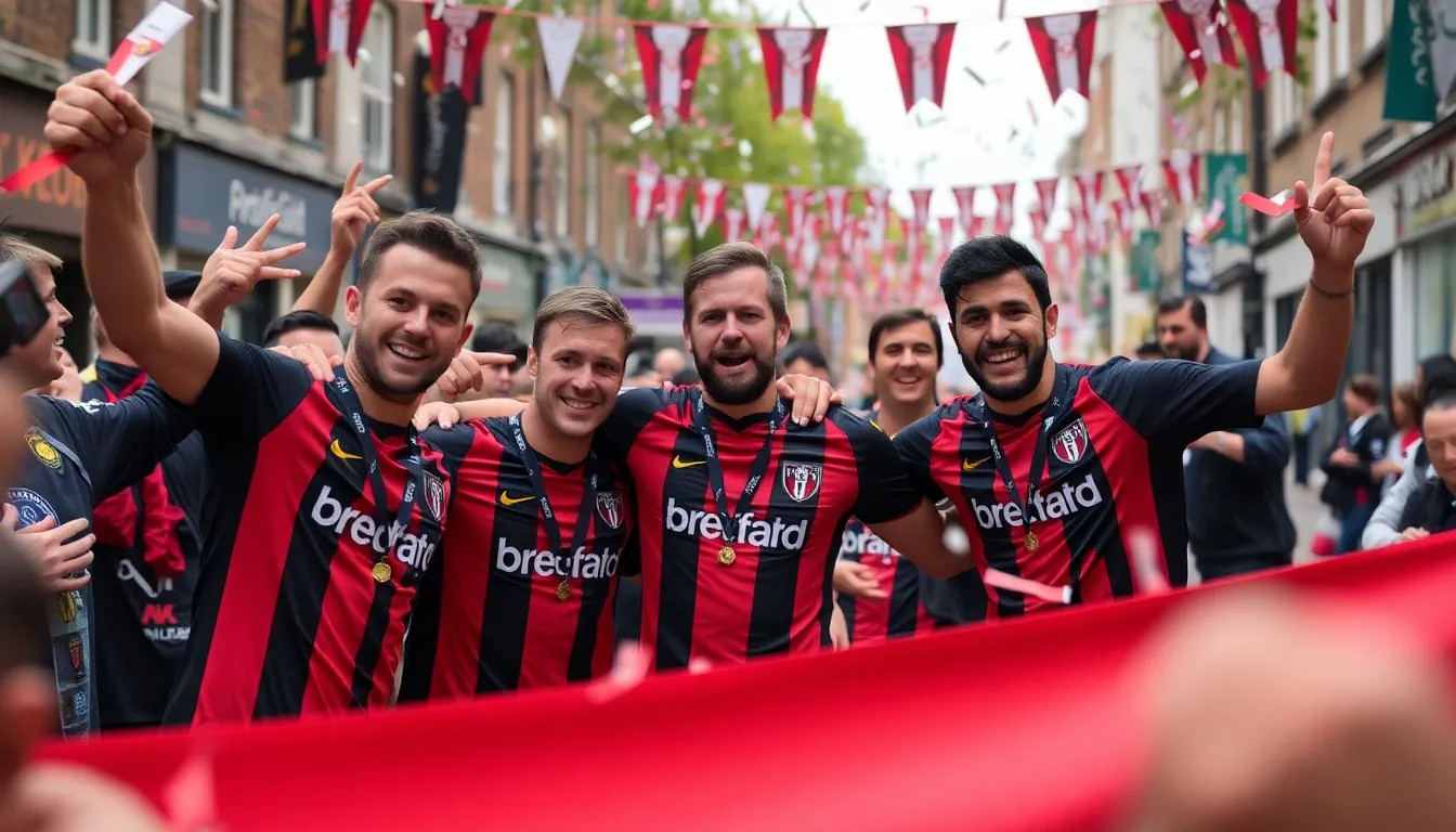 A group of Brentford athletes discussing their love for Gaelic football, highlighting their connection to their Irish heritage