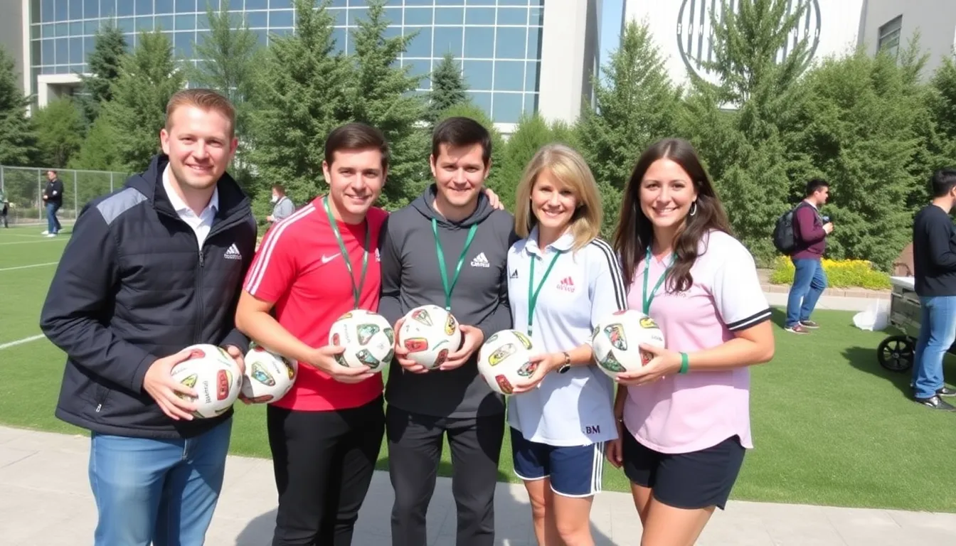 The Canadian national soccer team celebrating a victory, highlighting the growing recognition and support for soccer in the country ahead of international competitions