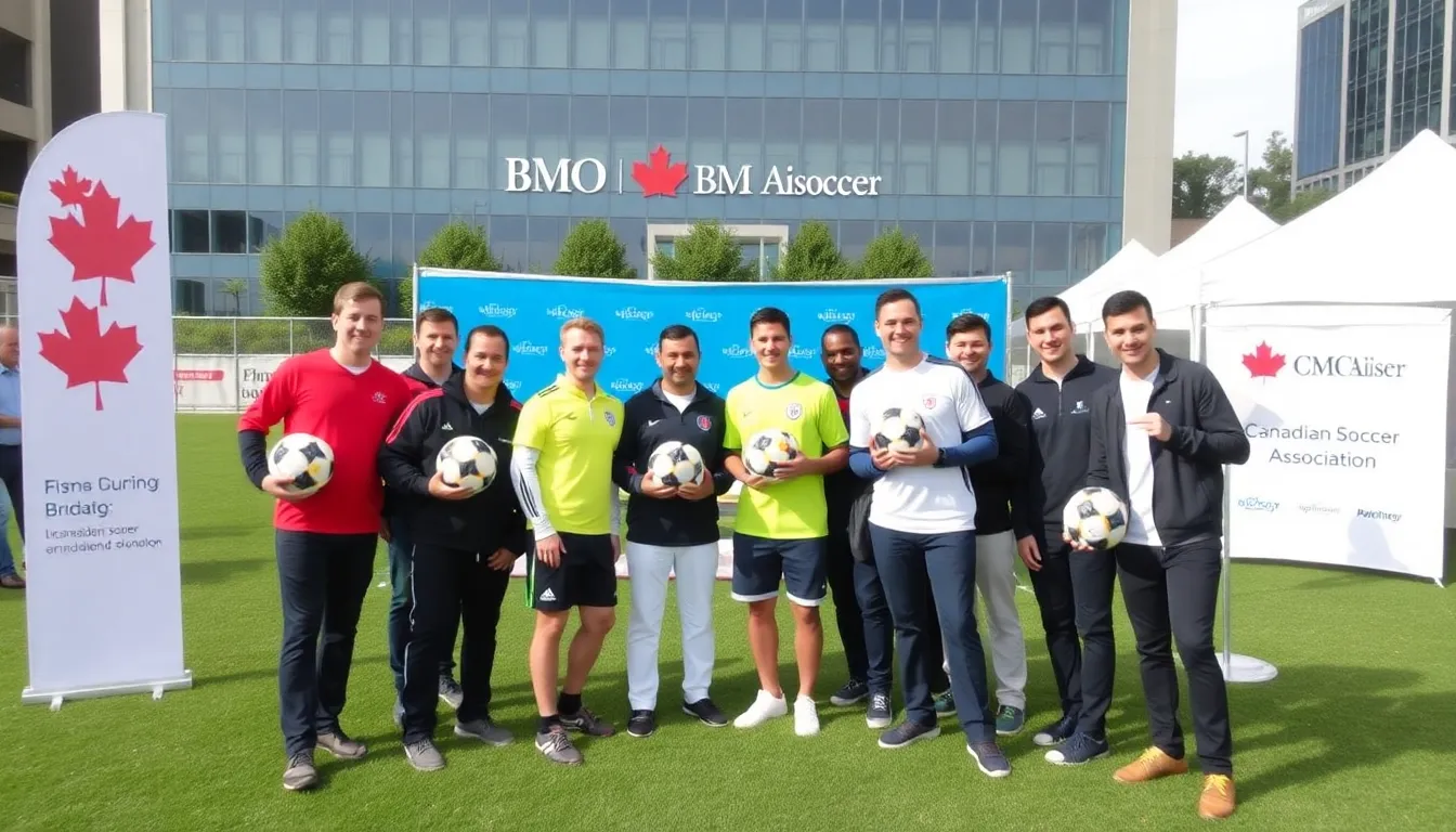 A community event featuring soccer activities, emphasizing BMO's commitment to fostering engagement and promoting the sport among diverse audiences