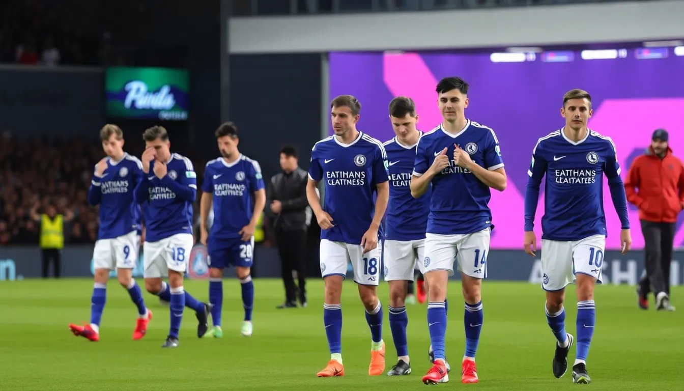The aftermath of Chelsea's defeat, with management contemplating strategic changes to improve future performances and team cohesion