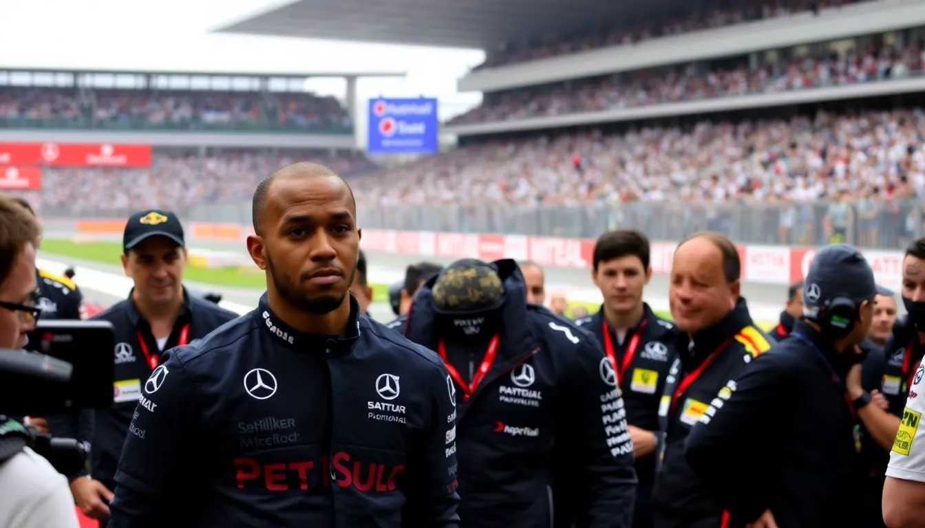 Fans express their support for Hamilton, highlighting the emotional connection between drivers and their audience during the Japanese GP