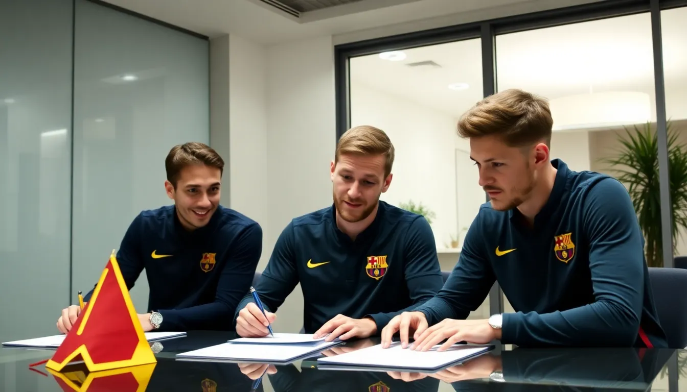 Gerard Piqué, Sergio Busquets, and Frenkie de Jong share their mixed reactions to the salary cuts during a team meeting, highlighting the emotional impact of the decision on the squad