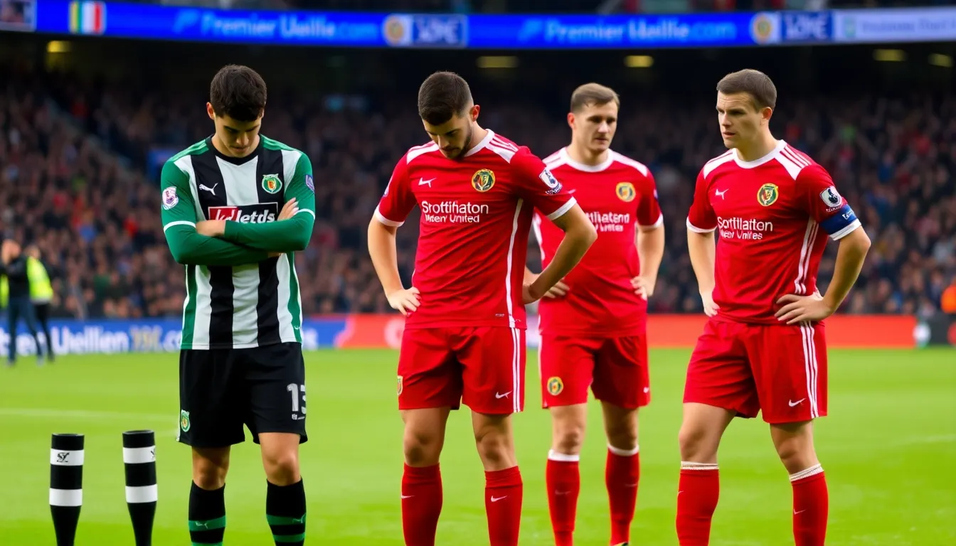 Fulham and Burnley players celebrating a hardfought victory, showcasing their resilience in the current Premier League season