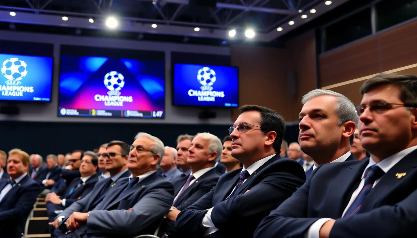 UEFA officials navigating scheduling complexities to maintain the integrity of the Champions League tournament