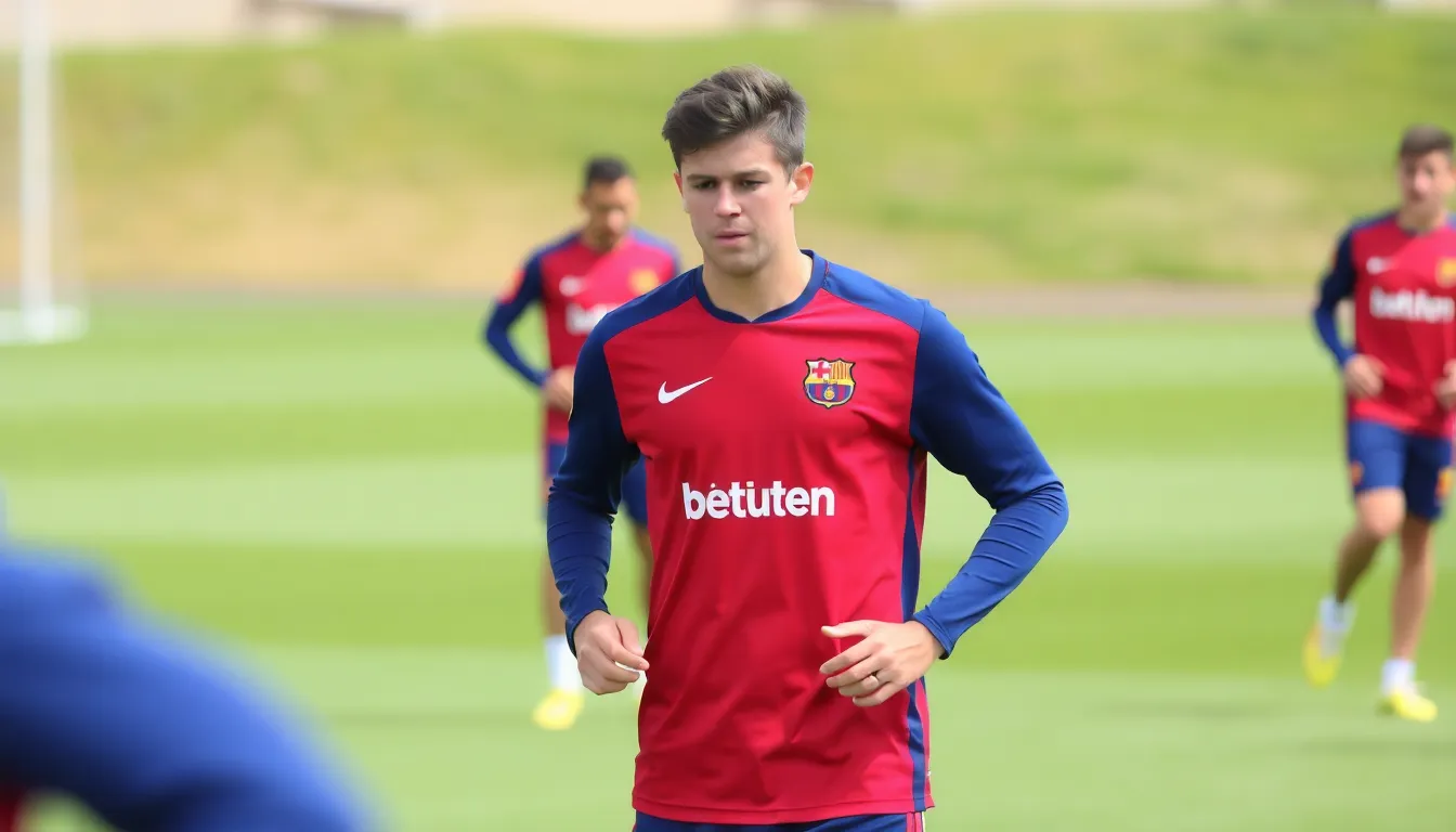 A closeup of Sergi Roberto during a match, highlighting his versatility and vital role in FC Barcelona's squad over the years