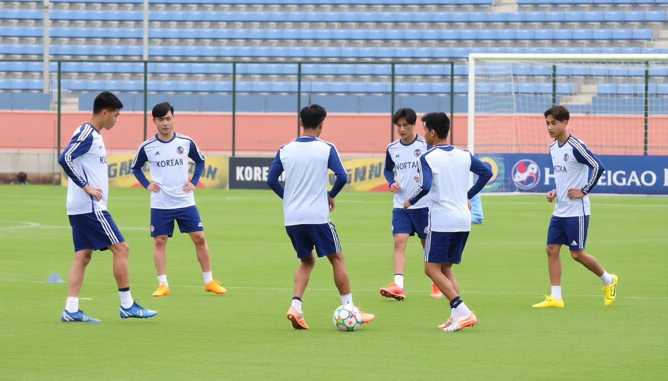 A group of young players training on the pitch, representing the growing focus on youth development as clubs adapt to financial challenges in the wake of the COVID19 pandemic