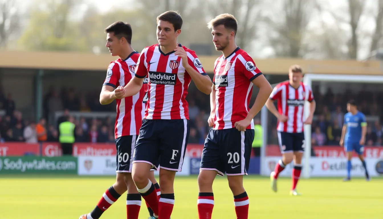The captain of Sunderland leads by example, creating scoring opportunities and demonstrating leadership during a challenging game