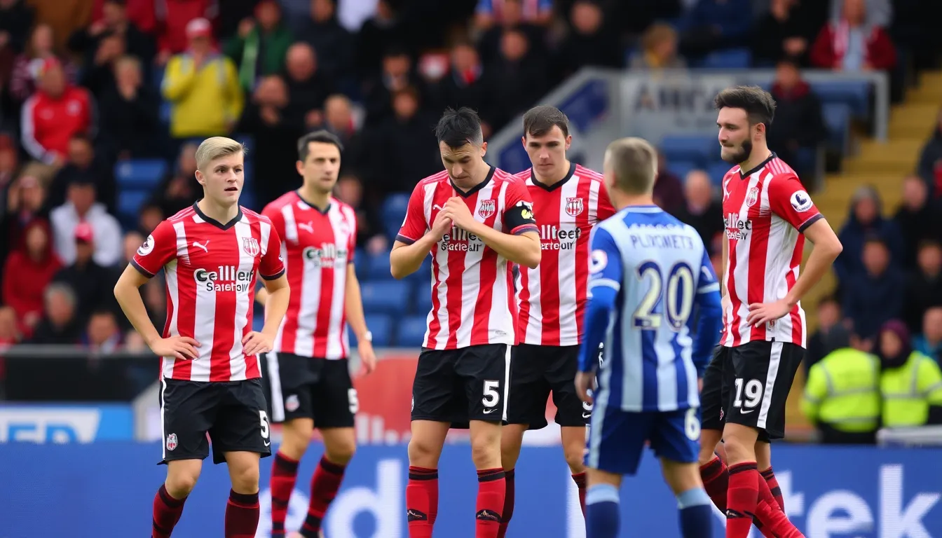Fans express mixed emotions in the stands, reflecting the disappointment of the defeat while maintaining their unwavering support for Sunderland