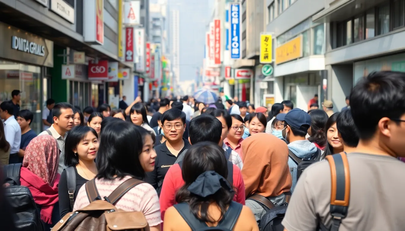A busy transportation hub highlighting the impact of border congestion on industries reliant on foreign labor, showcasing the challenges faced by businesses in the region