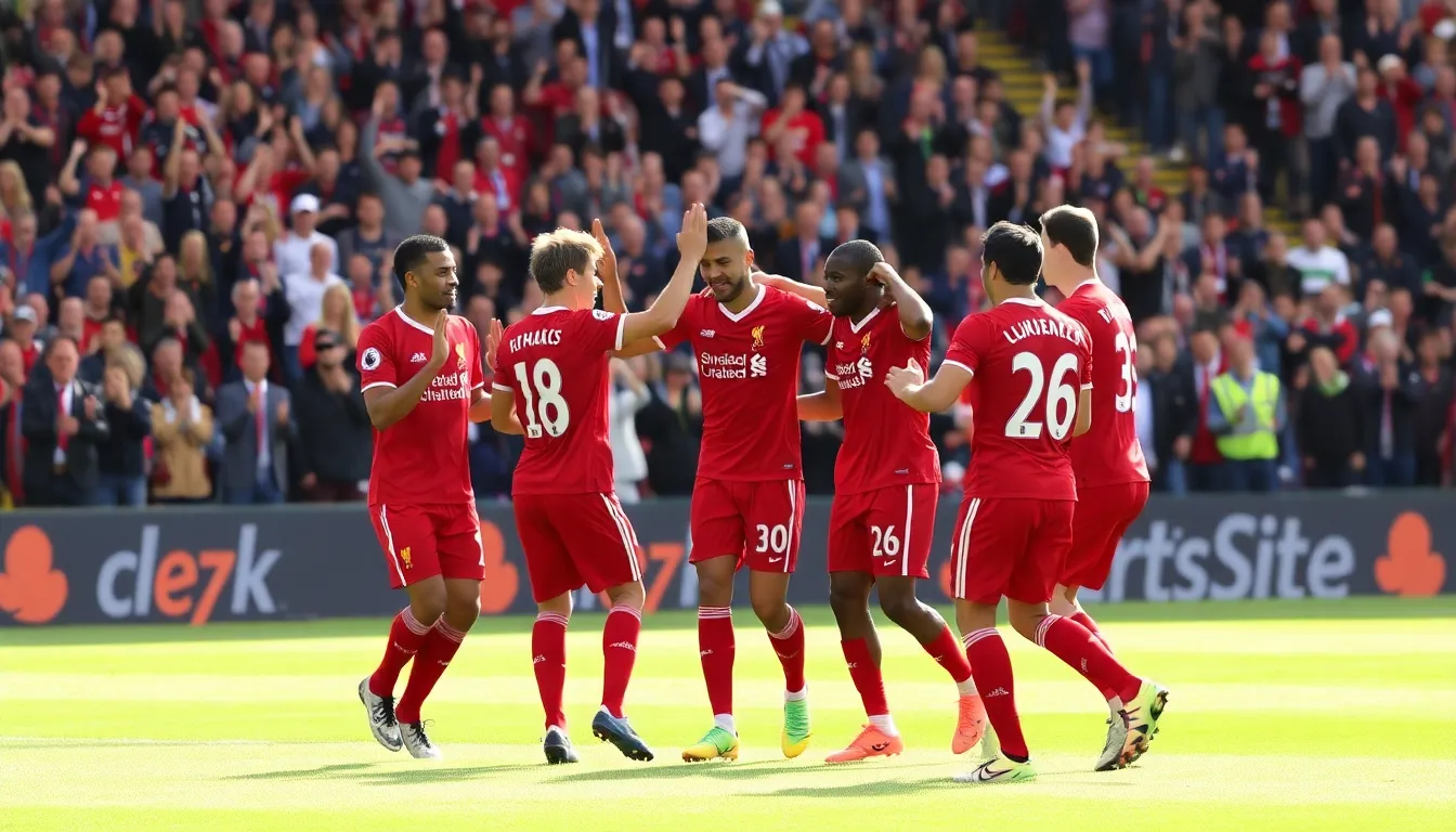 Wolves' striker attempting to break through Liverpool's defense, illustrating the team's efforts to regain control and score during the game