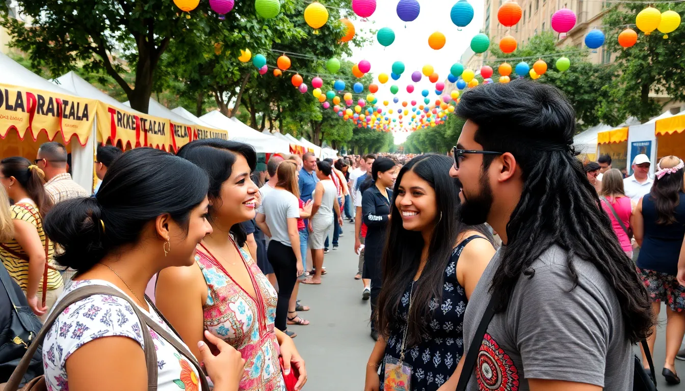 Local residents engaging in community activities, highlighting the interplay between tourism and everyday life in the city