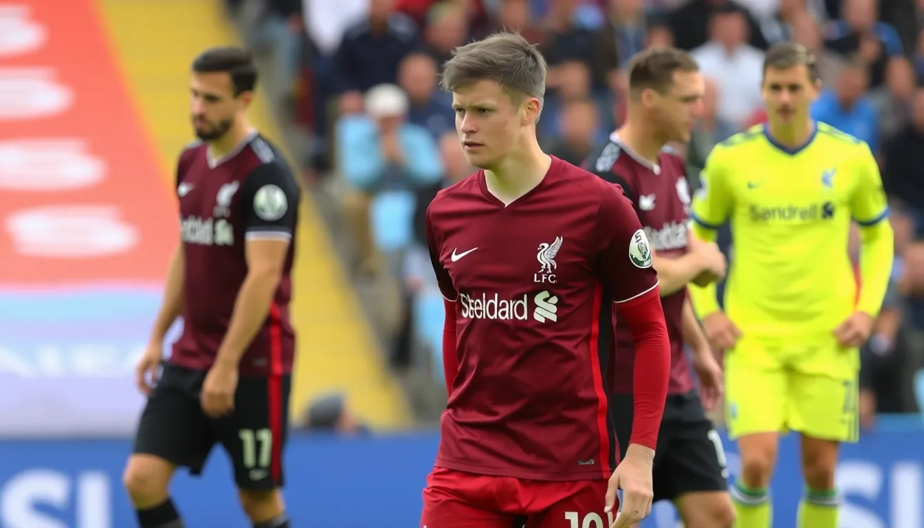 Liverpool fans reacting to Szoboszlai's outburst, reflecting the emotional investment and expectations they have for the young midfielder's performance and leadership