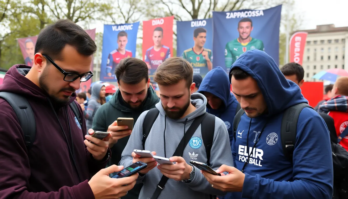 Fantasy football managers intensely analyzing player statistics and performance trends as they prepare for the final matches of the season