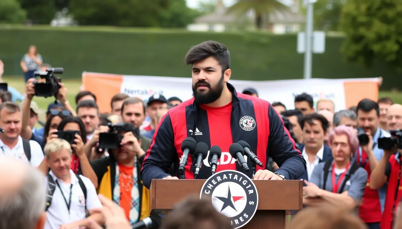 Club management in a strategic meeting, evaluating Gattuso's coaching experience and its potential impact on the team's performance