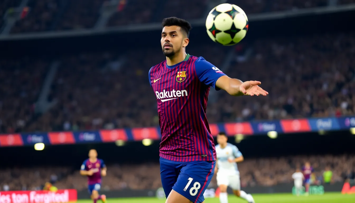 Fans cheering passionately in the stands, wearing Lamine Yamal jerseys, reflecting the excitement and hope he brings to the future of Spanish football