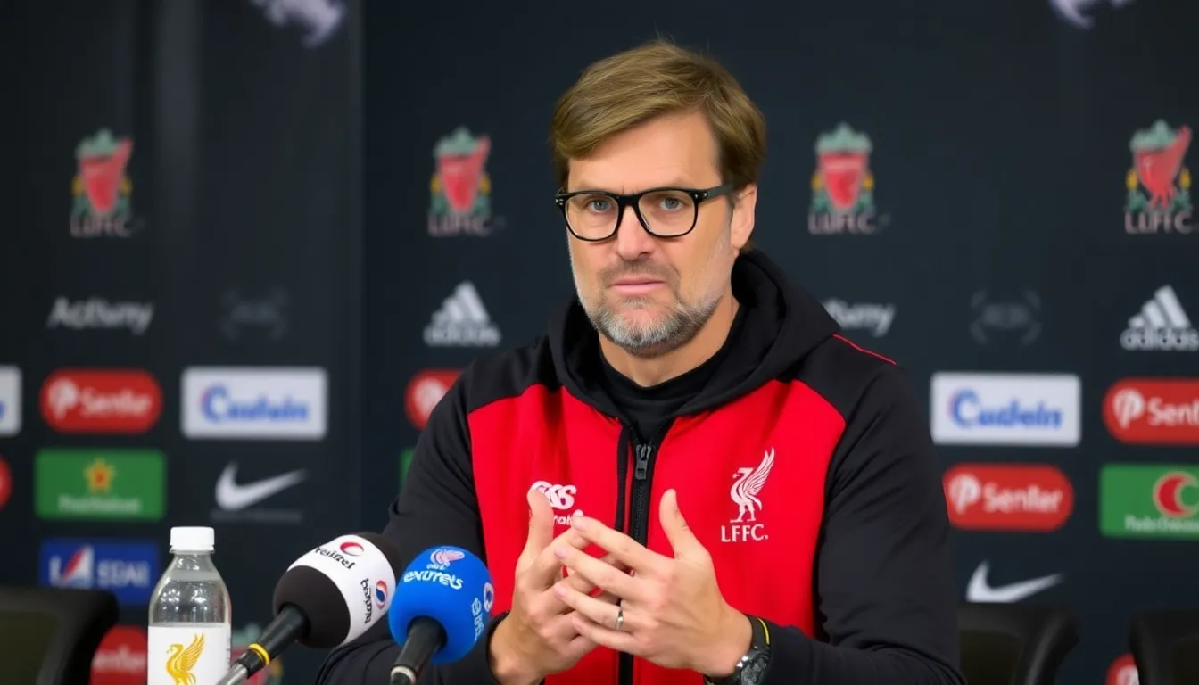 Fans in the stands, eagerly anticipating news about Klopp's potential return to coaching and its implications for the team