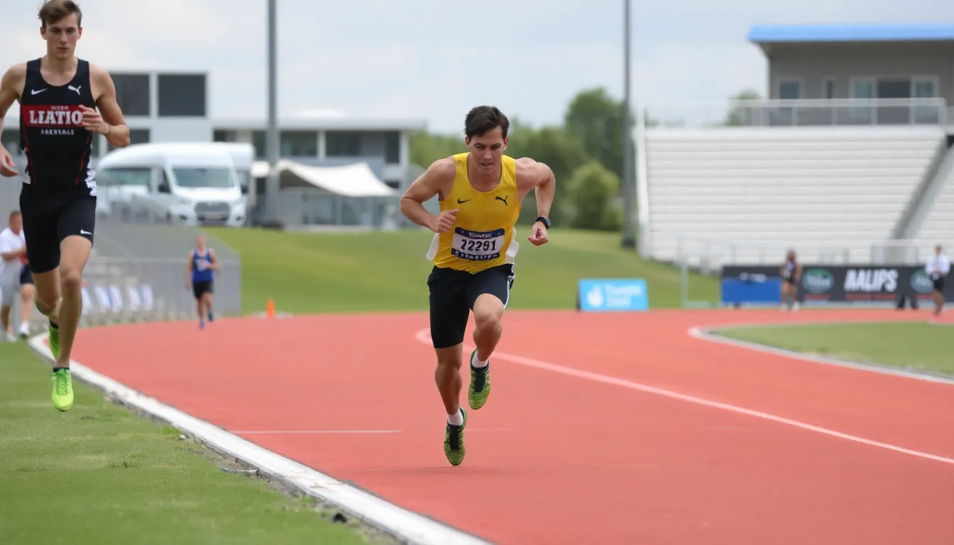 Zighy showcasing his athleticism and grace during a training session ahead of the significant race day
