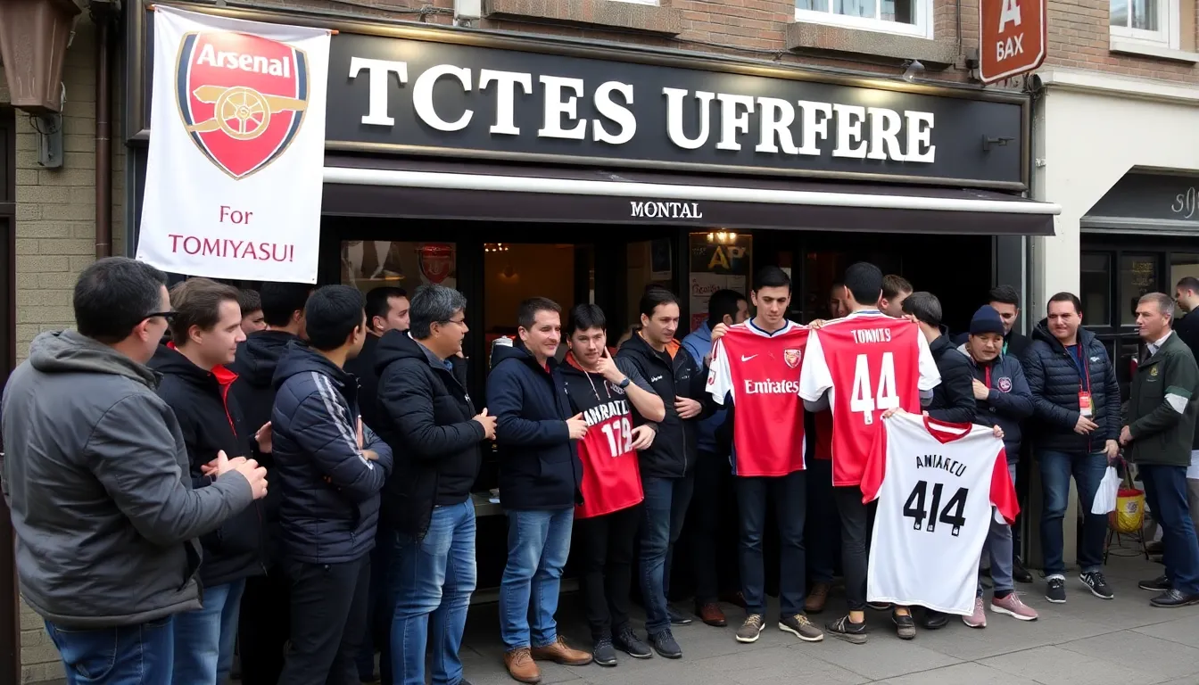 Takehiro Tomiyasu is seen leaving the Arsenal training ground, carrying a duffel bag and wearing a club tracksuit, as he prepares for his potential transfer to Ajax.